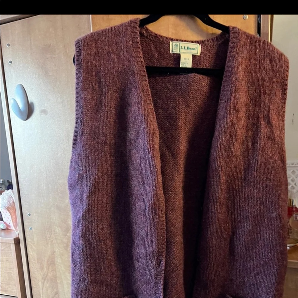L.L bean sweater vest
